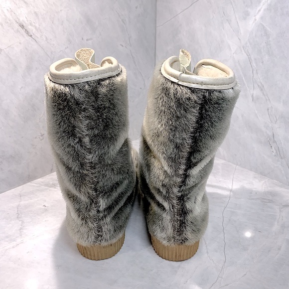 Vintage Drifters new old stock faux seal boots with ‘shearling’ interior size 7 - Picture 3 of 7